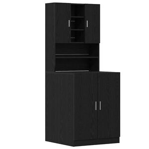 vidaXL &Nu;&tau;&omicron;&upsilon;&lambda;ά&pi;&alpha; &Pi;&lambda;&upsilon;&nu;&tau;&eta;&rho;ί&omicron;&upsilon; 2 &tau;&epsilon;&mu;. &Mu;&alpha;ύ&rho;&eta; &Delta;&rho;&upsilon;&sigmaf; 70,5 x 71,5 x 181,5 &epsilon;&kappa;