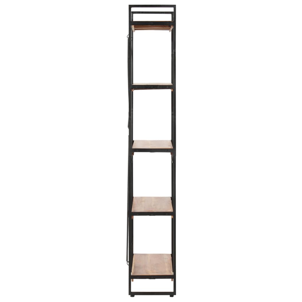 vidaXL Βιβλιοθήκη με 5 Επίπεδα 140 x 30 x 180 εκ. Μασίφ Ξύλο Ακακίας