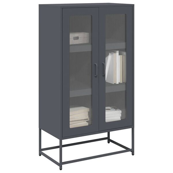 vidaXL Highboard &Alpha;&nu;&theta;&rho;&alpha;&kappa;ί 68x39x123 cm &Chi;ά&lambda;&upsilon;&beta;&alpha;&sigmaf;