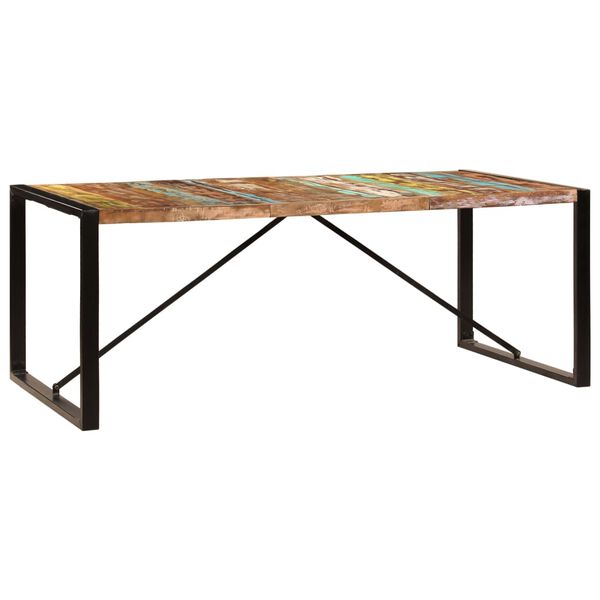 vidaXL Τραπεζαρία 200 x 100 x 75 εκ. από Μασίφ Ανακυκλωμένο Ξύλο