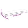 vidaXL Σετ Μαξιλαριών Πάγου 2 pcs Ανθρακί 150 x 40 x 8 εκ.