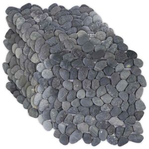 vidaXL &Pi;έ&tau;&rho;&epsilon;&sigmaf; Pebble &Gamma;&kappa;&rho;&iota; 30 x 30 cm &Pi;έ&tau;&rho;&epsilon;&sigmaf; &Pi;&omicron;&tau;&alpha;&mu;&omicron;ύ