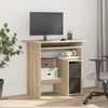 vidaXL Γραφείο Χρώμα Sonoma Δρυς 80 x 45 x 74 εκ. από Επεξ. Ξύλο