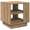 vidaXL &Tau;&rho;&alpha;&pi;&epsilon;&zeta;ά&kappa;&iota; &sigma;&alpha;&lambda;&omicron;&nu;&iota;&omicron;ύ Artisan Oak 40x40x43 cm &Kappa;&alpha;&tau;&alpha;&sigma;&kappa;&epsilon;&upsilon;&alpha;&sigma;&mu;έ&nu;&omicron; &xi;ύ&lambda;&omicron;