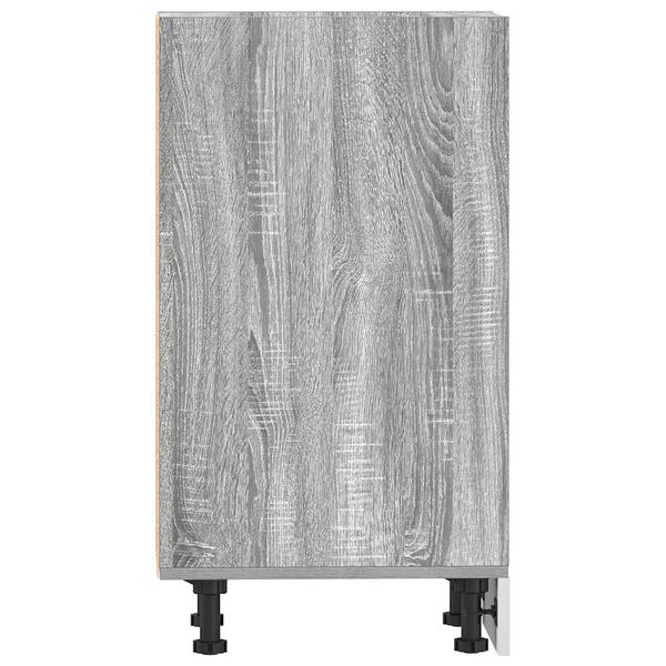 vidaXL Ντουλάπι κάτω μέρος Riga Γκρι sonoma 20x44,5x81,5 cm