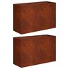 vidaXL &Gamma;&lambda;ά&sigma;&tau;&rho;&alpha; &Kappa;ή&pi;&omicron;&upsilon; 2 &tau;&mu;&chi;. &Sigma;&kappa; rusty 80 x 30 x 50 &epsilon;&kappa;