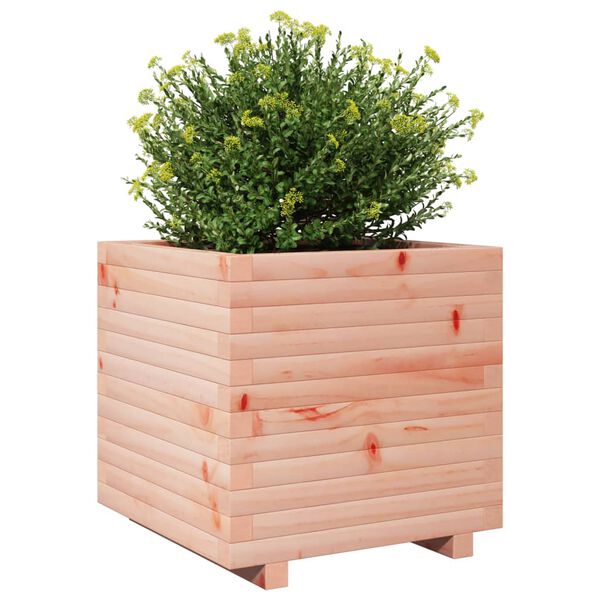vidaXL Ζαρντινιέρα Κήπου 50x50x49,5 εκ. από Μασίφ Ξύλο Ψευδοτσούγκας