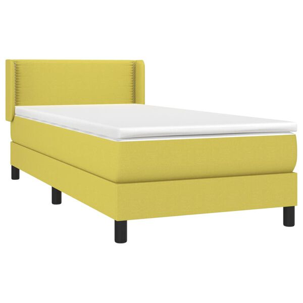 vidaXL &Kappa;&rho;&epsilon;&beta;ά&tau;&iota; Boxspring &mu;&epsilon; &Sigma;&tau;&rho;ώ&mu;&alpha; &Pi;&rho;ά&sigma;&iota;&nu;&omicron; 80 x 200 &epsilon;&kappa;. &Upsilon;&phi;&alpha;&sigma;&mu;ά&tau;&iota;&nu;&omicron;