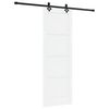 vidaXL &Sigma;&upsilon;&rho;ό&mu;&epsilon;&nu;&eta; &Pi;ό&rho;&tau;&alpha; 73,5 x 211 cm &Epsilon;&pi;&epsilon;&xi;&epsilon;&rho;&gamma;&alpha;&sigma;&mu;έ&nu;&omicron; &Xi;ύ&lambda;&omicron; &Lambda;&epsilon;&upsilon;&kappa;ό &kappa;&alpha;&iota; &Mu;&alpha;ύ&rho;&omicron;