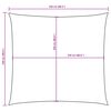 vidaXL Πανί Σκίασης Τετράγωνο Taupe 2,5 x 2,5 μ. από Ύφασμα Oxford