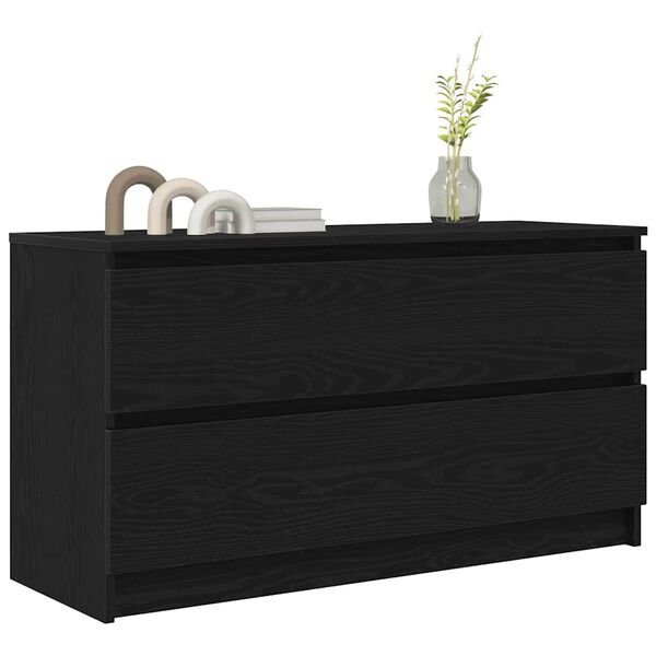 vidaXL Έπιπλο Τηλεόρασης Μαύρο 100x35x54 εκ. Επεξ. Επεξεργασμένο Ξύλο