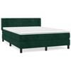 vidaXL &Kappa;&rho;&epsilon;&beta;ά&tau;&iota; Boxspring &mu;&epsilon; &Sigma;&tau;&rho;ώ&mu;&alpha; &Sigma;&kappa;&omicron;ύ&rho;&omicron; &Pi;&rho;ά&sigma;&iota;&nu;&omicron; 140x200&epsilon;&kappa;. &Beta;&epsilon;&lambda;&omicron;ύ&delta;&iota;&nu;&omicron;