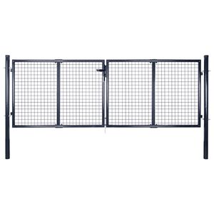 vidaXL &Pi;ό&rho;&tau;&alpha; &Kappa;ή&pi;&omicron;&upsilon; &mu;&epsilon; &Pi;&lambda;έ&gamma;&mu;&alpha; &Gamma;&kappa;&rho;&iota; 300x75 &epsilon;&kappa;. &alpha;&pi;ό &Gamma;&alpha;&lambda;&beta;&alpha;&nu;&iota;&sigma;&mu;έ&nu;&omicron; &Alpha;&tau;&sigma;ά&lambda;&iota;