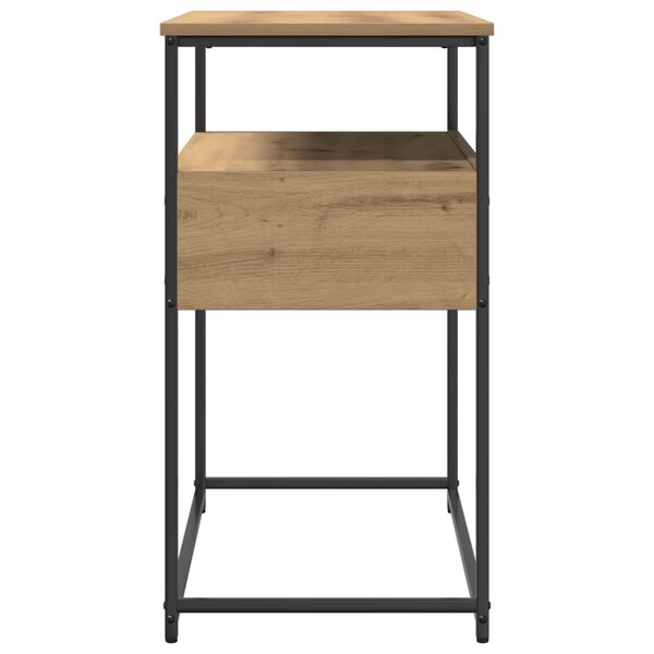 vidaXL Τραπέζι κονσόλας Artisan Oak 75 x 40 x 75 cm Επεξεργασμένο ξύλο