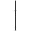 vidaXL Πύλη κήπου Μαύρη 105x180 cm Ατσάλινη ελαφριά σχεδίαση