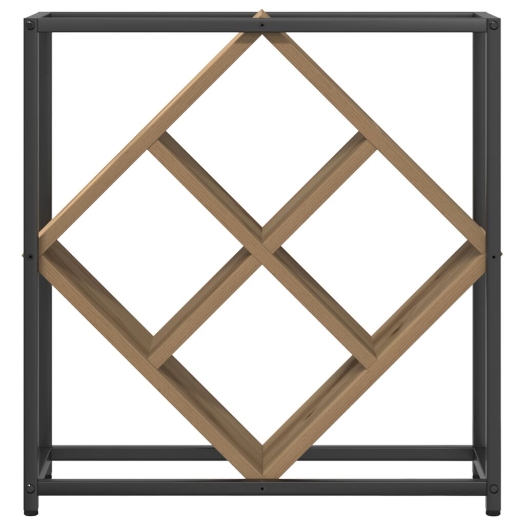 vidaXL Ράφι κρασιών Artisan Oak 51x18x52,5 εκ Επεξεργασμένο ξύλο