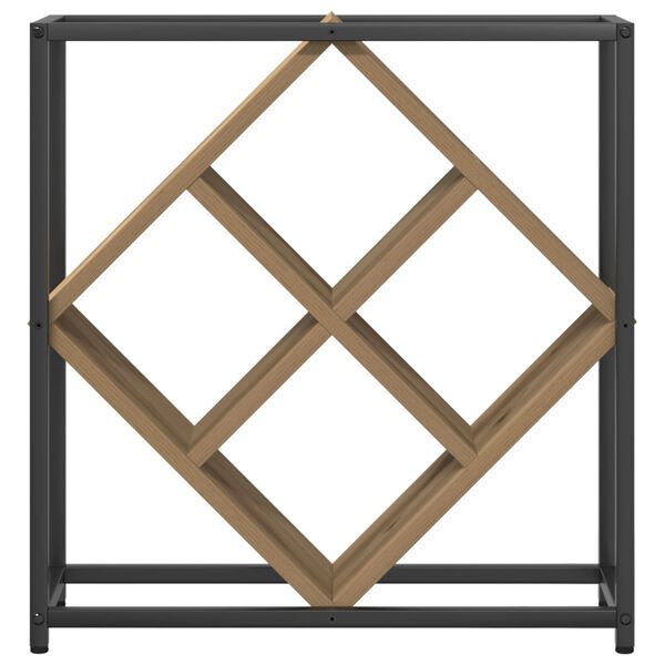 vidaXL Ράφι κρασιών Artisan Oak 51x18x52,5 εκ Επεξεργασμένο ξύλο