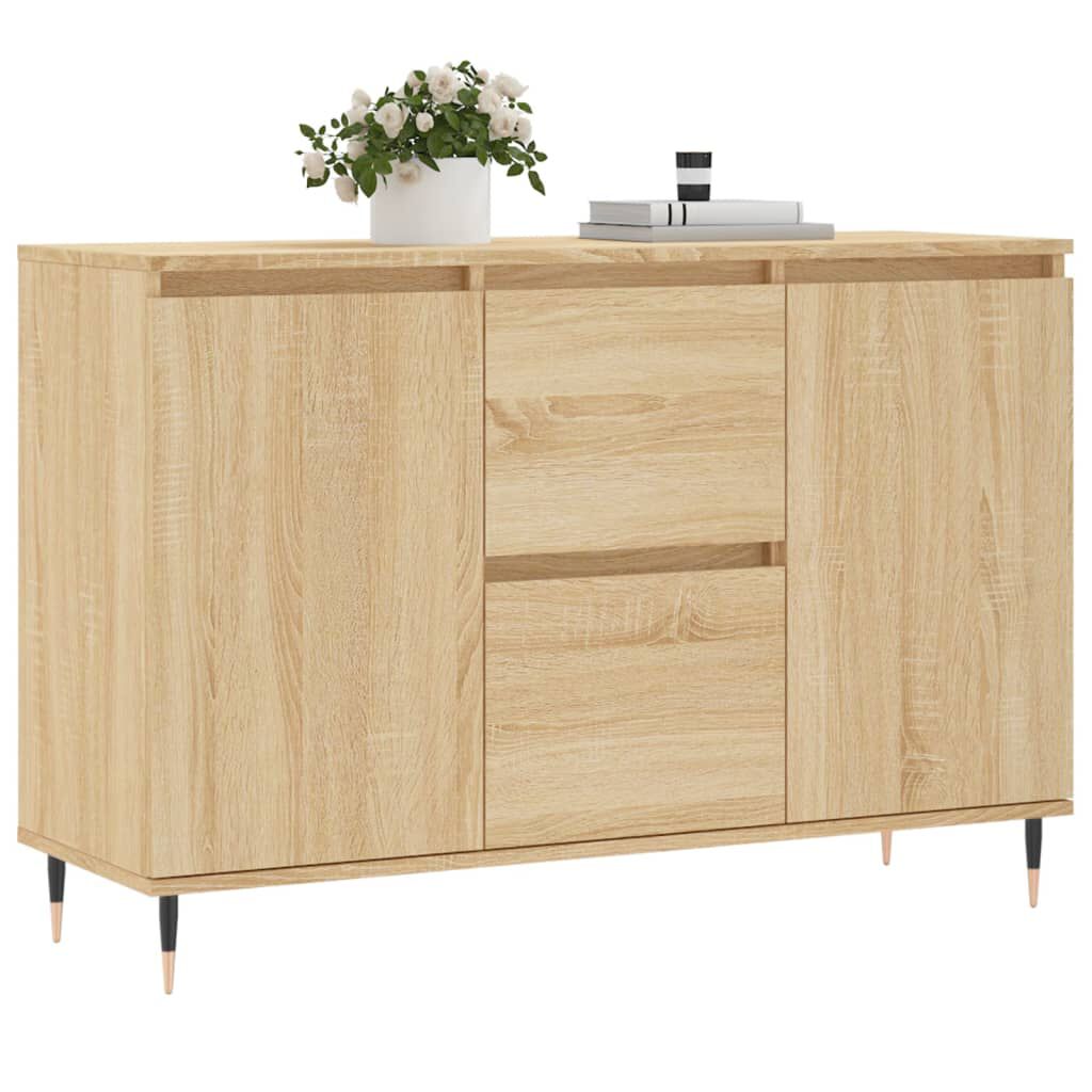 vidaXL Μπουφές Sonoma Δρυς 104 x 35 x 70 εκ. από Επεξεργασμένο Ξύλο