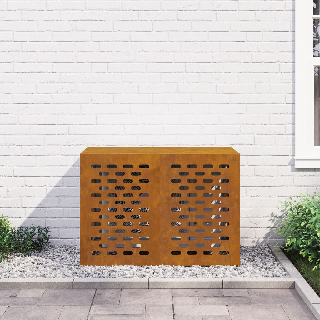 vidaXL Καλύμμα AC 100x50x70 εκ - Ανθεκτικό σε Καιρικές Συνθήκες Ατσάλι