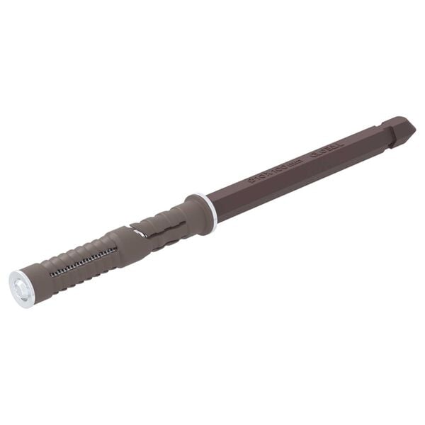 vidaXL Βραχίονες αιωρούμενου ραφιού 12 pcs Καφέ Ø10 x 170 mm Ατσάλι