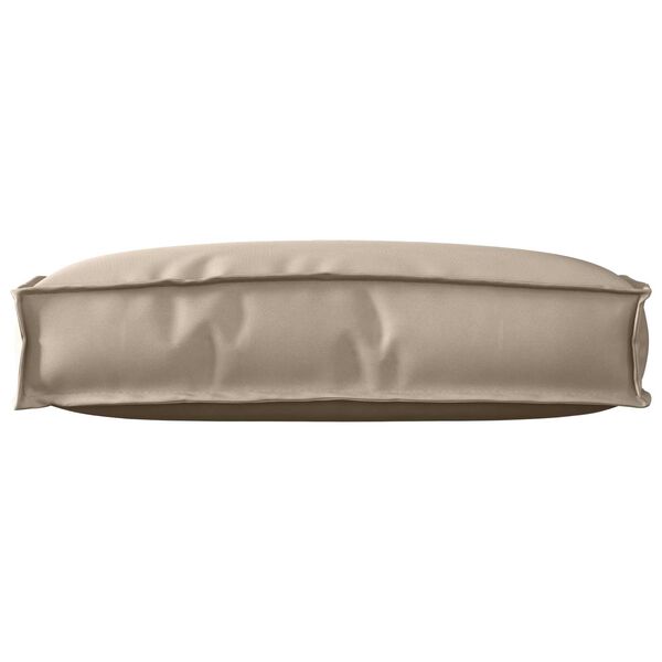 vidaXL Cushion Pallet για πλάτη Taupe 60x40x12 εκ. από ύφασμα Oxford
