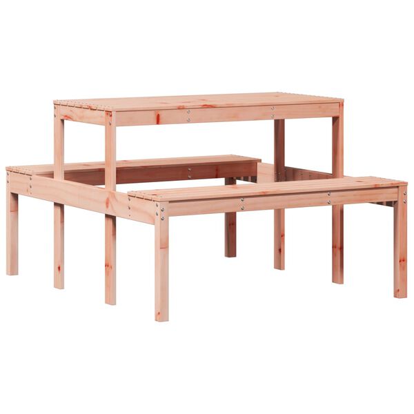 vidaXL Τραπέζι Πικνίκ 110 x 134 x 75 εκ. από Μασίφ Ξύλο Ψευδοτσούγκας