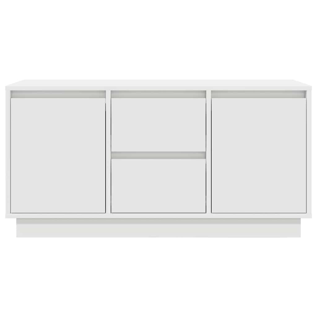 ντουλάπι τηλεόρασης vidaXL με φώτα LED Λευκό 100x41x50 cm
