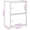 vidaXL Βιβλιοθήκη Sonoma Δρυς 40x24x52 εκ. από Επεξεργασμένο Ξύλο