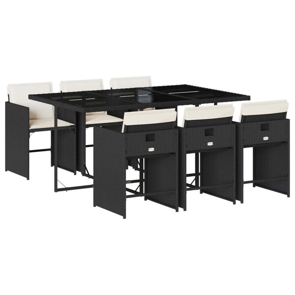 vidaXL &Sigma;&epsilon;&tau; &Tau;&rho;&alpha;&pi;&epsilon;&zeta;&alpha;&rho;ί&alpha;&sigmaf; &Kappa;ή&pi;&omicron;&upsilon; 7 &Tau;&epsilon;&mu;. &Mu;&alpha;ύ&rho;&omicron; &Sigma;&upsilon;&nu;&theta;&epsilon;&tau;&iota;&kappa;ό &Rho;&alpha;&tau;ά&nu; &mu;&epsilon; &Mu;&alpha;&xi;&iota;&lambda;ά&rho;&iota;&alpha;