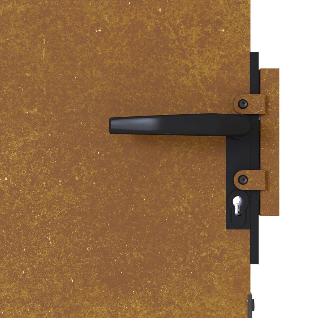 vidaXL Πύλη Κήπου 85 x 200 εκ. από Ατσάλι Corten
