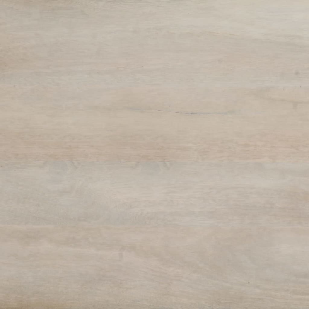 vidaXL Τραπέζι Κονσόλα Καφέ 110x35x76 εκ. από Μασίφ Ξύλο Μάνγκο/Σίδερο