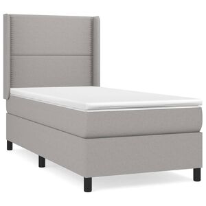 vidaXL &Kappa;&rho;&epsilon;&beta;ά&tau;&iota; Boxspring &mu;&epsilon; &Sigma;&tau;&rho;ώ&mu;&alpha; &Alpha;&nu;&omicron;&iota;&chi;&tau;ό &Gamma;&kappa;&rho;&iota; 90x190 &epsilon;&kappa;. &Upsilon;&phi;&alpha;&sigma;&mu;ά&tau;&iota;&nu;&omicron;
