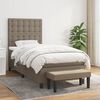vidaXL &Kappa;&rho;&epsilon;&beta;ά&tau;&iota; Boxspring &mu;&epsilon; &Sigma;&tau;&rho;ώ&mu;&alpha; Taupe 90x200 &epsilon;&kappa;. &Upsilon;&phi;&alpha;&sigma;&mu;ά&tau;&iota;&nu;&omicron;