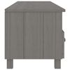 vidaXL Έπιπλο Τηλεόρασης HAMAR Αν. Γκρι 158x40x40εκ. Μασίφ Ξύλο Πεύκου