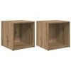 vidaXL &Sigma;&epsilon;&tau; &epsilon;&pi;ί&pi;&lambda;&omicron;&upsilon; &tau;&eta;&lambda;&epsilon;ό&rho;&alpha;&sigma;&eta;&sigmaf; 2 &tau;&mu;&chi;. Artisan Oak &Epsilon;&pi;&epsilon;&xi;&epsilon;&rho;&gamma;&alpha;&sigma;&mu;έ&nu;&omicron; &Xi;ύ&lambda;&omicron;