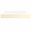 vidaXL Στρώμα με Pocket Springs Κρεμ 140x190x20 εκ. Συνθετικό Δέρμα