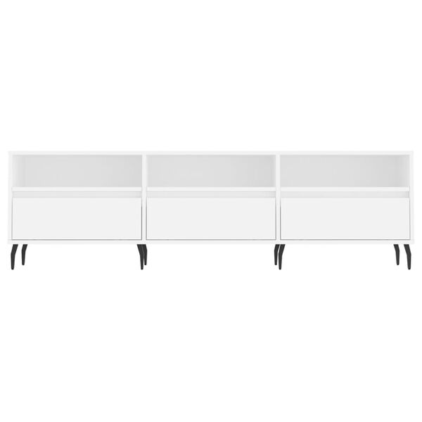 vidaXL Έπιπλο Τηλεόρασης Λευκό 150x30x44,5 εκ. Επεξεργασμένο Ξύλο