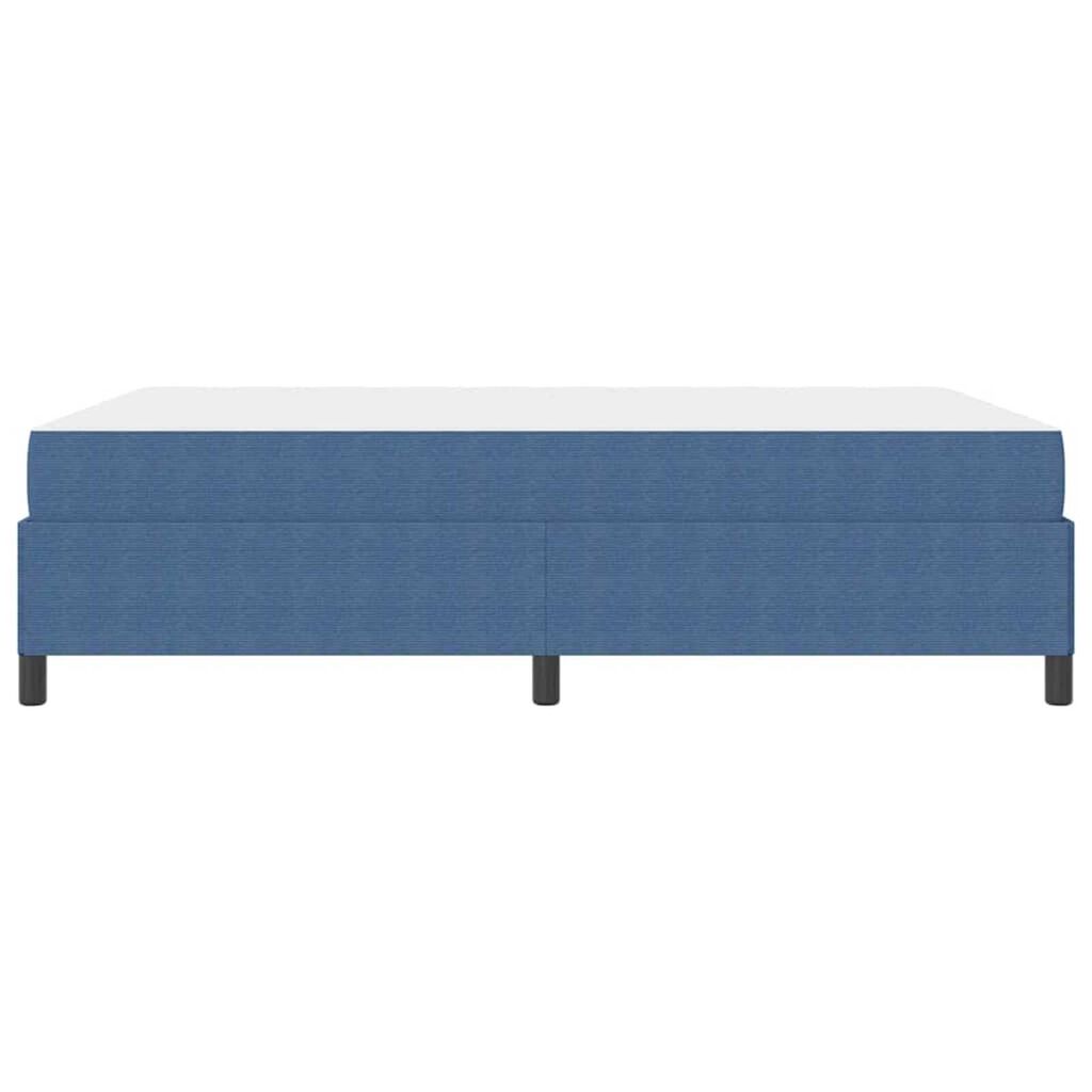 vidaXL Σκελετός Κρεβατιού Μπλε 140 x 190 cm Βελούδο