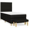 vidaXL &Kappa;&rho;&epsilon;&beta;ά&tau;&iota; Boxspring &mu;&epsilon; &Sigma;&tau;&rho;ώ&mu;&alpha; &Mu;&alpha;ύ&rho;&omicron; 80 x 200 &epsilon;&kappa;. &Upsilon;&phi;&alpha;&sigma;&mu;ά&tau;&iota;&nu;&omicron;
