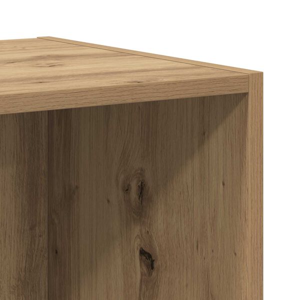 vidaXL 2 pcs artisan δρυς 37 x 37 x 142.5 εκ Επεξεργασμένο ξύλο