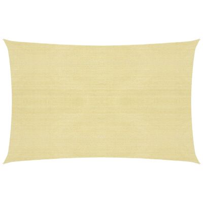 vidaXL Πανί Σκίασης Ορθογώνιο Μπεζ 2 x 4 μ. από HDPE