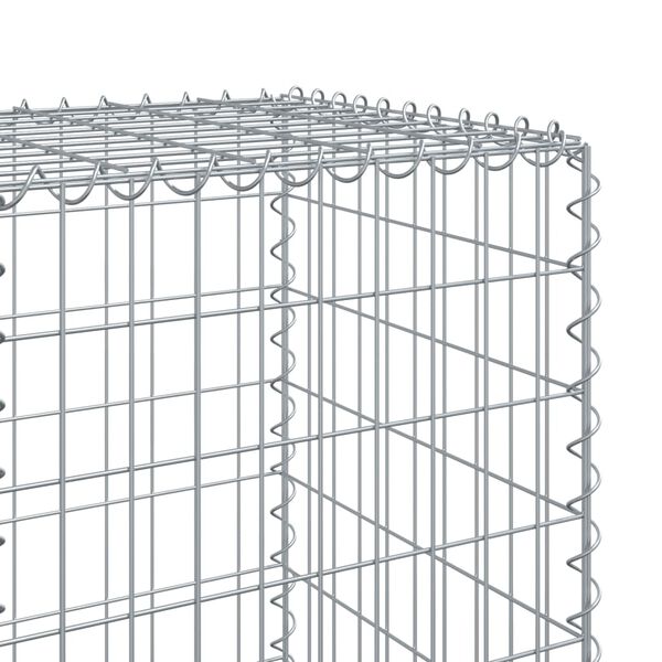 vidaXL Συρματοκιβώτιο με Κάλυμμα 1000x50x150εκ από Γαλβανισμένο Χάλυβα