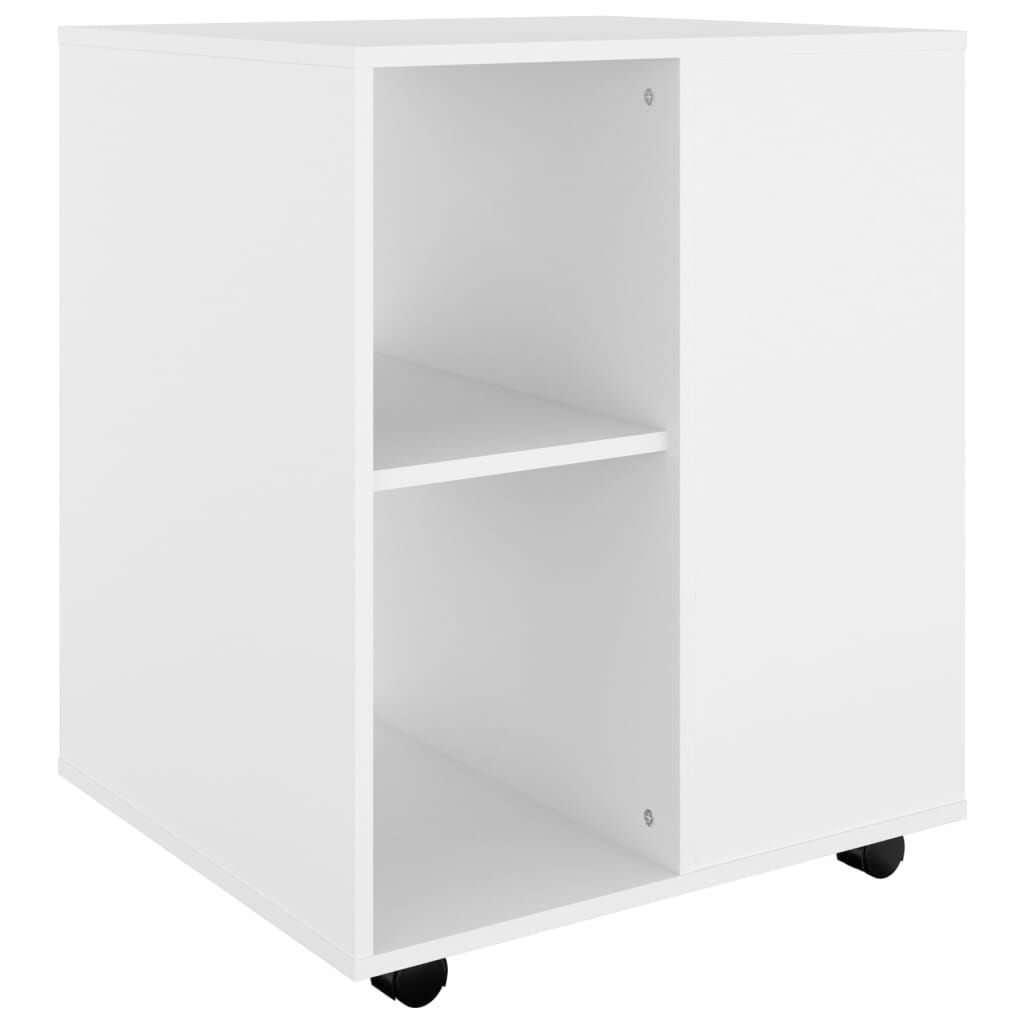 vidaXL Ντουλάπι Τροχήλατο Λευκό 60 x 53 x 72 εκ. από Επεξ. Ξύλο
