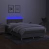 vidaXL &Kappa;&rho;&epsilon;&beta;ά&tau;&iota; Boxspring &mu;&epsilon; &Sigma;&tau;&rho;ώ&mu;&alpha; & LED &Alpha;&nu;.&Gamma;&kappa;&rho;&iota; 120x190&epsilon;&kappa;. &Upsilon;&phi;&alpha;&sigma;&mu;ά&tau;&iota;&nu;&omicron;