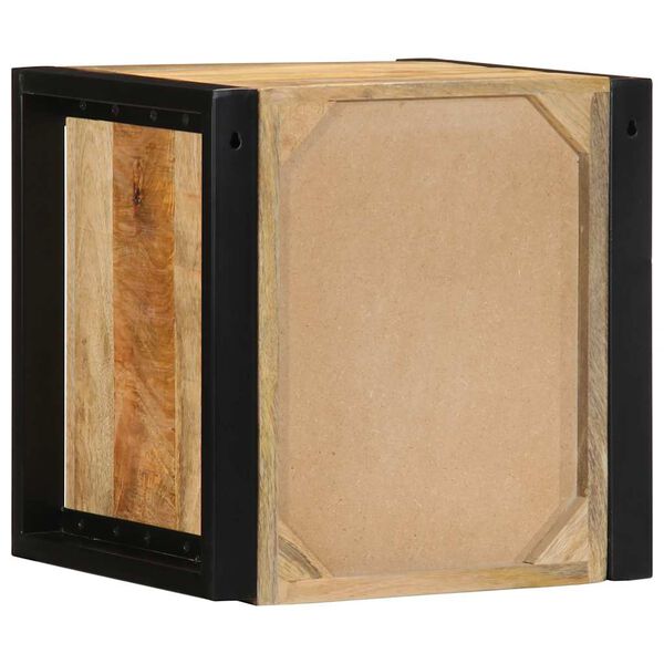 vidaXL Κομοδίνα 2 τεμάχια 40x35x40 cm Στερεό ακατέργαστο ξύλο Mango