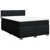 vidaXL &Kappa;&rho;&epsilon;&beta;ά&tau;&iota; Boxspring &mu;&epsilon; &Sigma;&tau;&rho;ώ&mu;&alpha; &Mu;&alpha;ύ&rho;&omicron; 140x190 &epsilon;&kappa;. &Upsilon;&phi;&alpha;&sigma;&mu;ά&tau;&iota;&nu;&omicron;