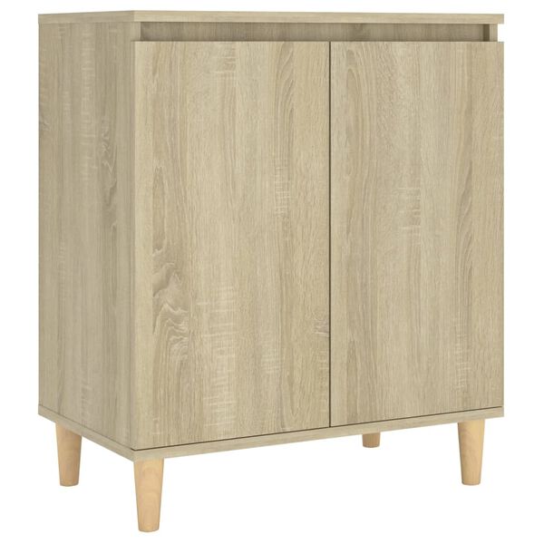 vidaXL Μπουφές Sonoma Δρυς 60x35x70εκ. από Επεξ. Ξύλο με Ξύλινα Πόδια