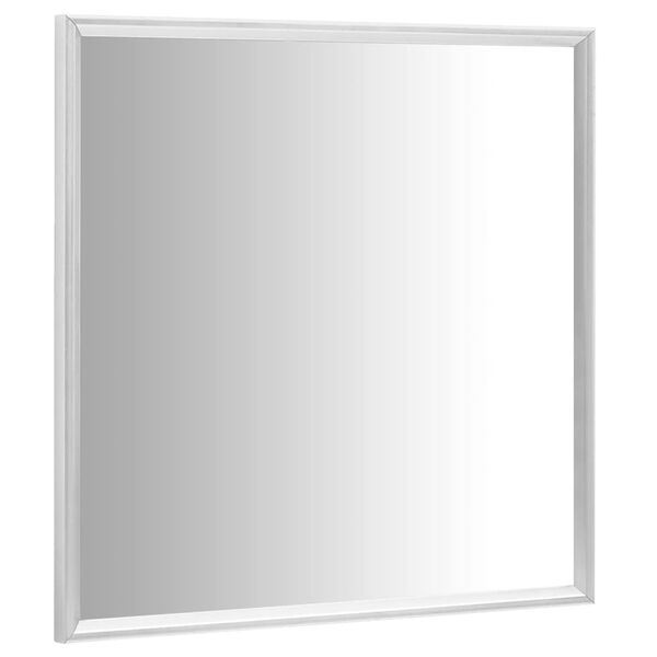 vidaXL Καθρέφτης Ασημί 40 x 40 εκ.