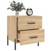 vidaXL Κομοδίνα 2 τεμ. Sonoma Δρυς 40 x 35 x 47,5 εκ. Επεξεργ. Ξύλο