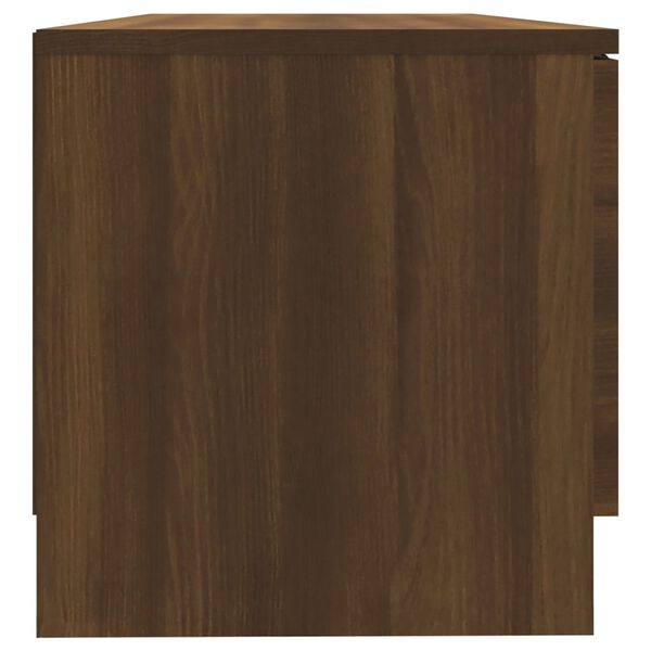 vidaXL Έπιπλο Τηλεόρασης Καφέ Δρυς 80x35x36,5 εκ. Επεξεργασμένο Ξύλο